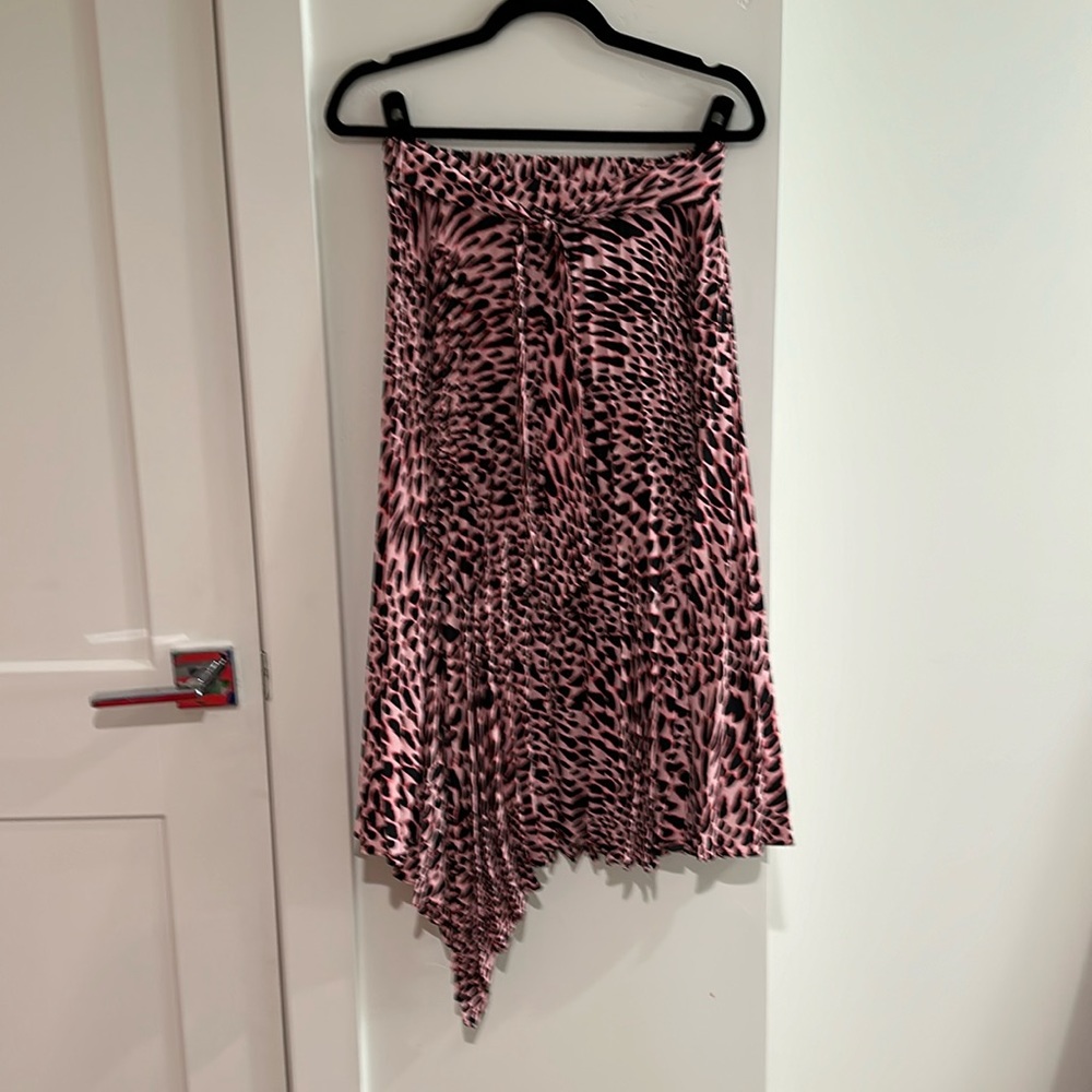 Top Shop midi cheetah print skirt